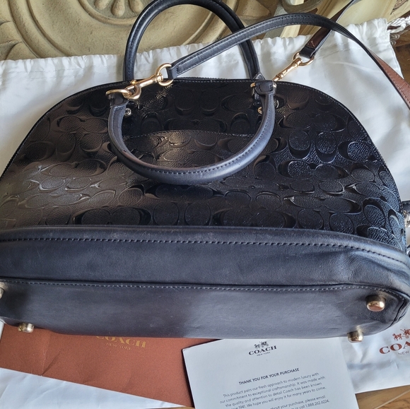Coach leather purse, black - Picture 9 of 13